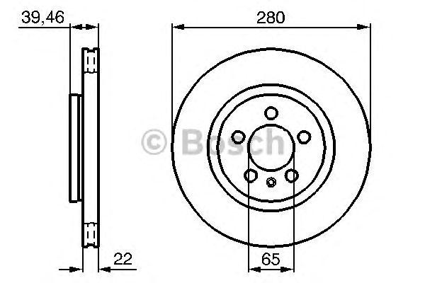 Диск тормозной - Bosch 986479156
