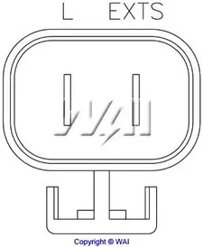 Regulator & brush holder - WAI IB347