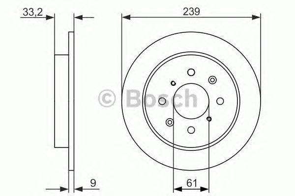 Тормозной диск - Bosch 986479739