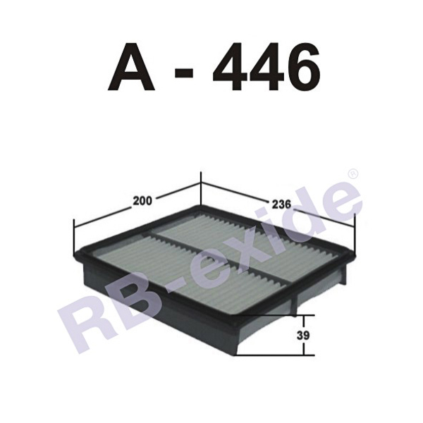 A-446 je15-13-z40 (фильтр воздушный) - Rb-exide A446