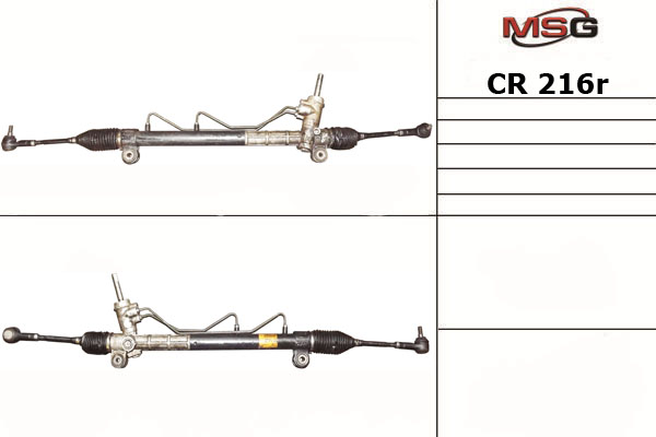 Рулевая рейка с ГУР восстановленная Chevrolet Spark 2010- - MSG Rebuilding CR216R