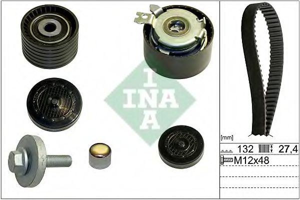Комплект ремня ГРМ - INA 530064010