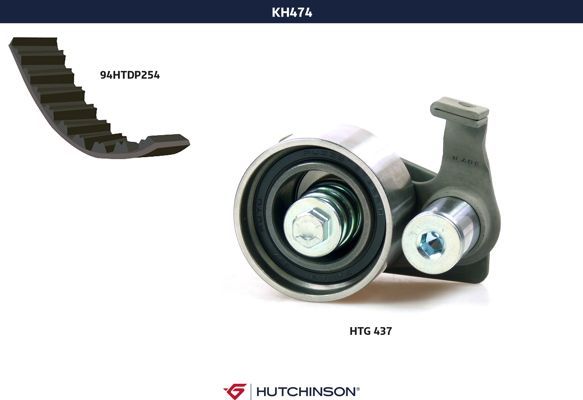 Комплект ремня ГРМ - Hutchinson KH 474