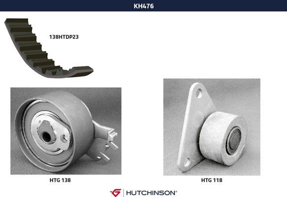 Комплект ремня ГРМ - Hutchinson KH 476