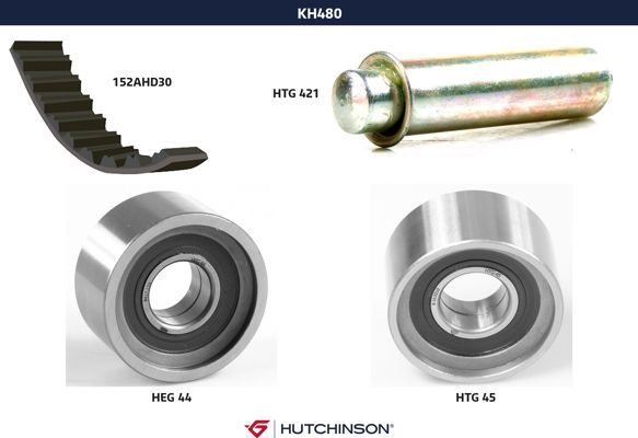 Комплект ремня ГРМ - Hutchinson KH 480