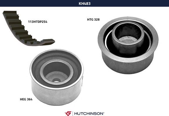 Комплект ремня ГРМ - Hutchinson KH 483