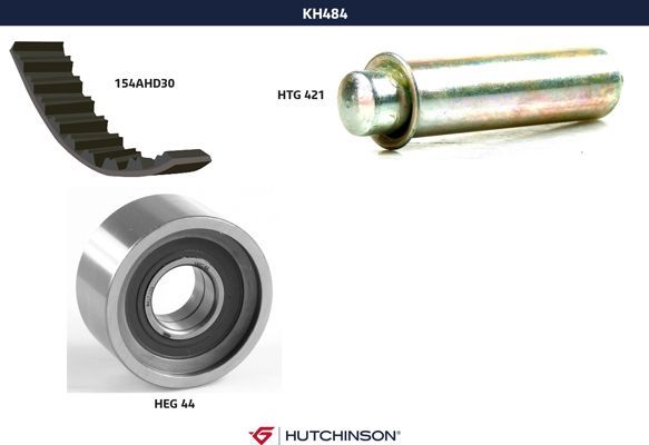Комплект ремня ГРМ - Hutchinson KH 484