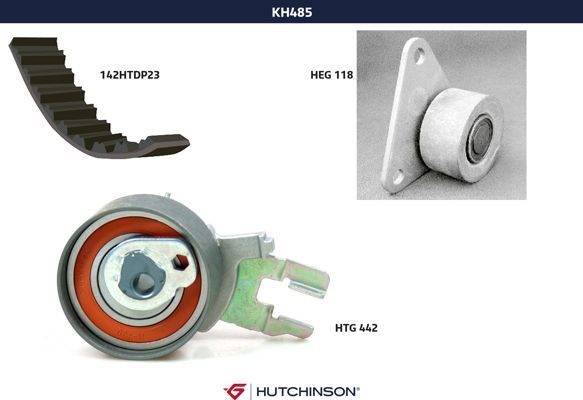 Комплект ремня ГРМ - Hutchinson KH 485