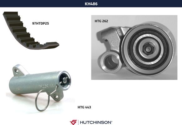 Комплект ремня ГРМ - Hutchinson KH 486
