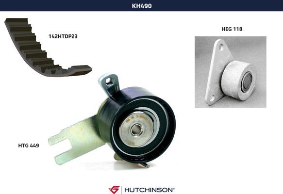 Комплект ремня ГРМ - Hutchinson KH 490