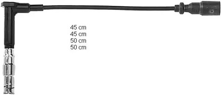 Комплект проводов зажигания - Champion CLS106