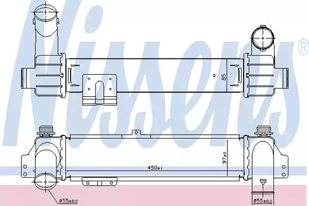 Интеркулер - Nissens 96215