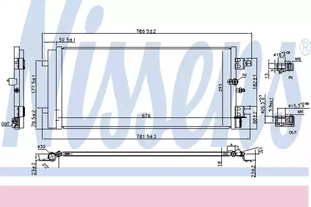 Конденсатор, кондиционер - Nissens 940589