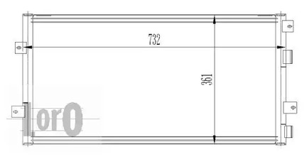 Конденсатор, кондиционер - LORO 008-016-0013