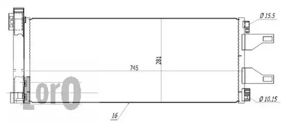 Конденсатор, кондиционер - LORO 009-016-0026