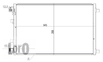 Конденсатор, кондиционер - LORO 035-016-0031