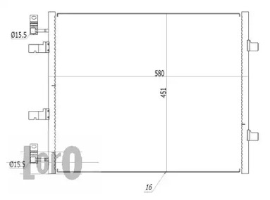 Конденсатор, кондиционер - LORO 037-016-0047
