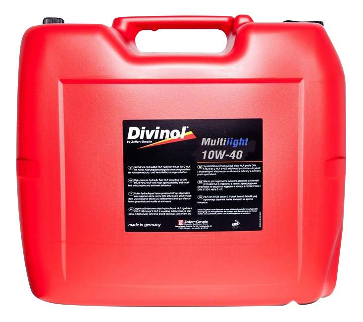 Масло мотор. полусинт. divinol Multilight 10w-40 API sn/cf, acea a3/b4 - 20 л. - DIVINOL 49610-K030
