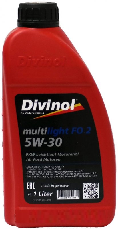5w30 FO2 multilight, 1л - DIVINOL 49170-C069