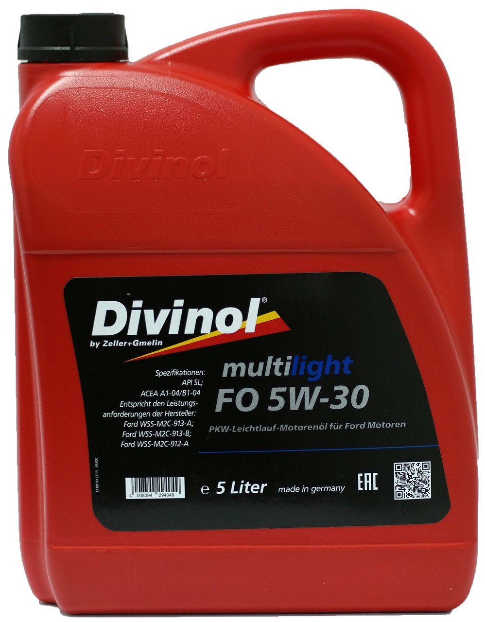 5w30 FO multilight, 5л - DIVINOL 49200-K007