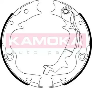 Комплект тормозных колодок, стояночная тормозная система | зад | - Kamoka JQ212056