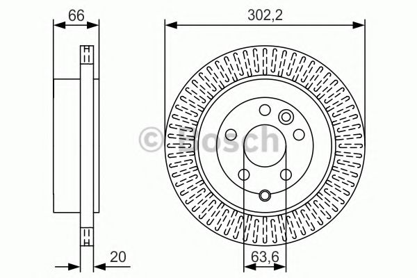 Тормозной диск | зад | - Bosch 0 986 479 U44