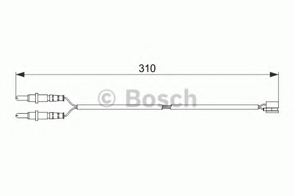Сигнализатор, износ тормозных колодок  Bosch                1 987 474 519