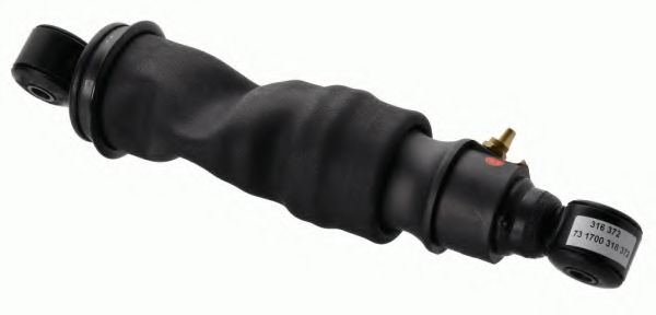 Гаситель, крепление кабины HCV - Sachs 316 372