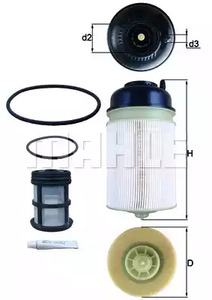 Фильтр топливный - Knecht KX 400KIT
