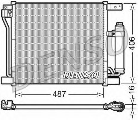 Конденсор кондиционера - Denso DCN46021