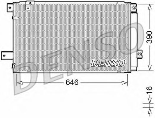 Конденсор кондиционера - Denso DCN50049