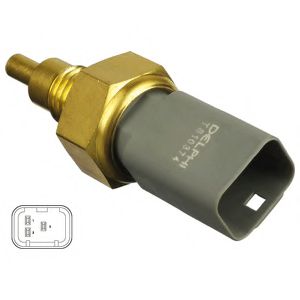 Датчик, температура охлаждающей жидкости - Delphi TS10374