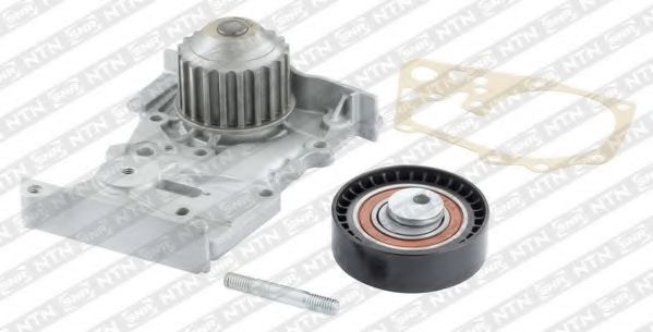 Комплект ремня ГРМ + насос водяной - SNR KDP455.590
