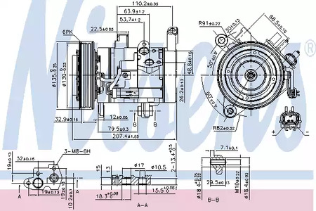 Компрессор, кондиционер - Nissens 890159