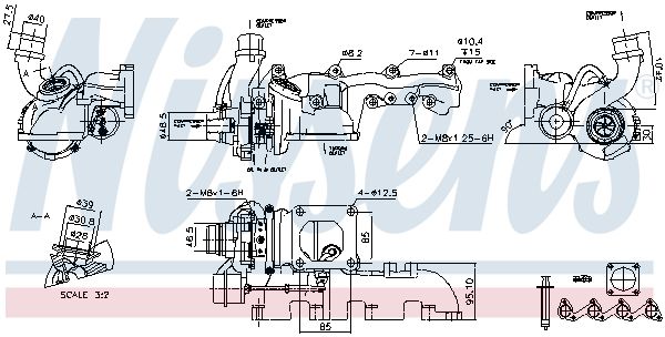 Ускорительный насос, карбюратор - Nissens 93077