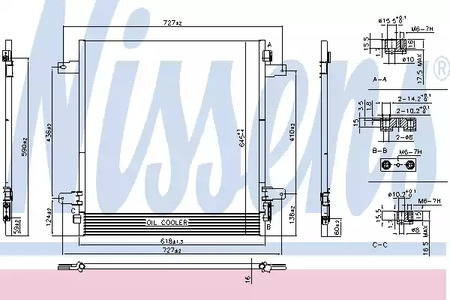 Испаритель кондиционера - Nissens 940619