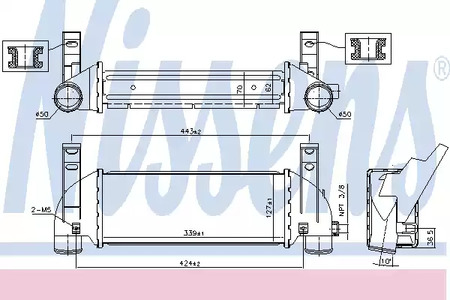 Интеркулер - Nissens 96219