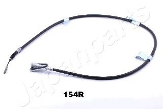 Трос, стояночная тормозная система | зад прав | - Japanparts BC-154R