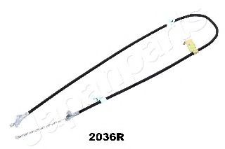 Трос, стояночная тормозная система - Japanparts BC-2036R