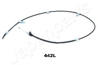 Трос, стояночная тормозная система | зад | - Japanparts BC-442L