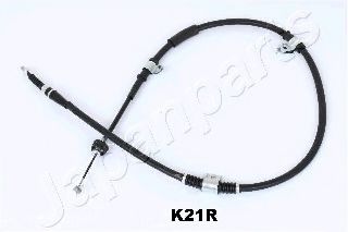 Трос, стояночная тормозная система - Japanparts BC-K21R