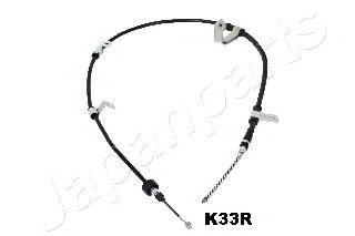 Трос, стояночная тормозная система - Japanparts BC-K33R