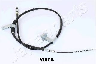 Трос, стояночная тормозная система - Japanparts BC-W07R