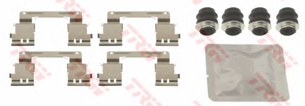 Комплектующие, колодки дискового тормоза - TRW PFK670