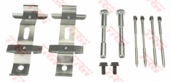 Комплектующие, колодки дискового тормоза - TRW PFK715
