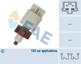 Выключатель фонаря сигнала торможения - FAE 24691