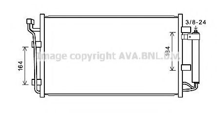 Конденсатор, кондиционер - AVA DN5387D