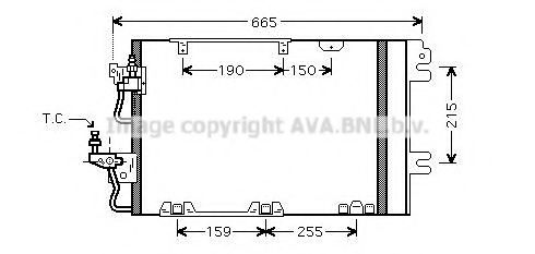 Конденсатор, кондиционер - AVA OL5384D