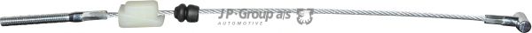 Трос, стояночная тормозная система | перед | - JP Group 1570302500