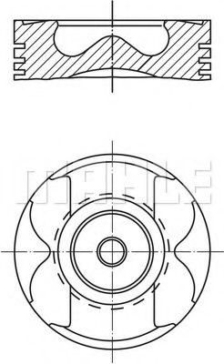 Поршнекомплект - Mahle 005 23 02